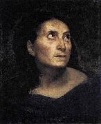 Head of a Woman, Eugene Delacroix